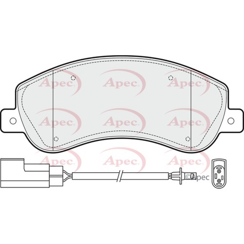 Brake pads set - pads, for