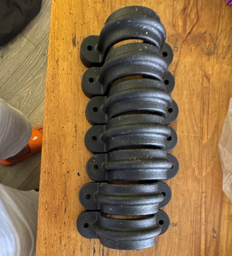 Black cast iron downpipe - cast,