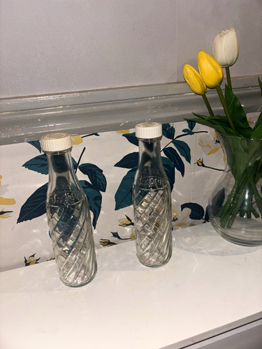 Vintage soda stream bottles - soda,