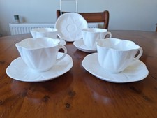 SHELLEY FINE BONE CHINA 4 CUPS