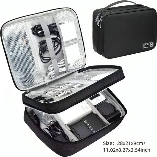 Travel cable organizer - cable, bag