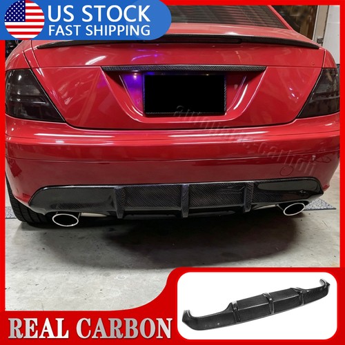 Real carbon rear bumper - rear,
