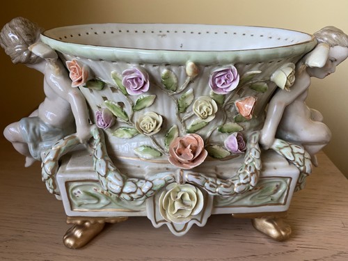 Antique meissen pedestal - ,