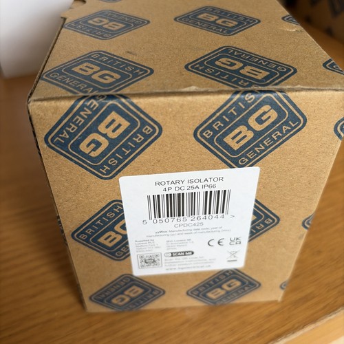 Rotary isolator dc - bg,