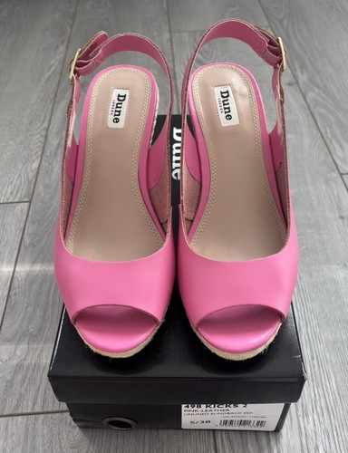 Dune london leather wedge - leather,