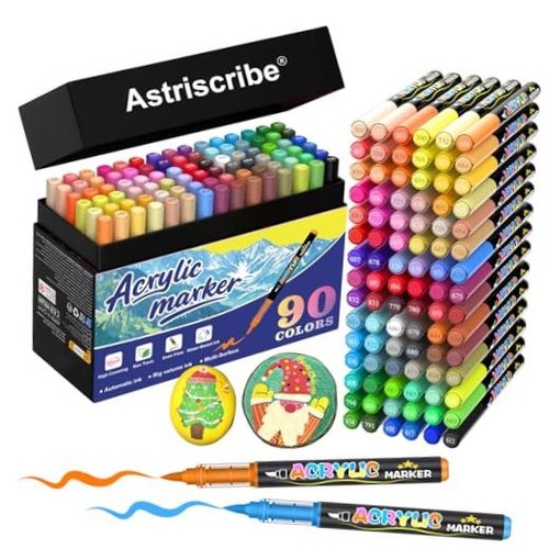 Colors acrylic paint pens - 90,