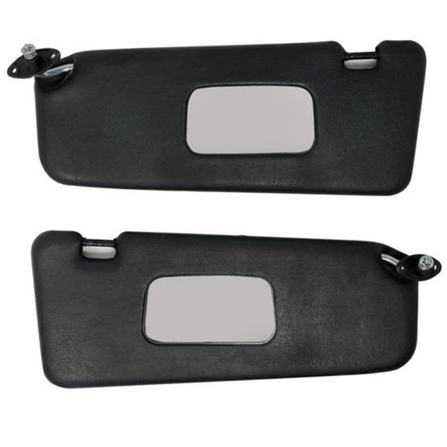 Black sunvisor pair fits bmw - pair,