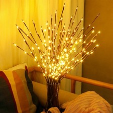 20LED Willow Twig Lights Light Up Branch Tree Branches Party Festival Home Decor