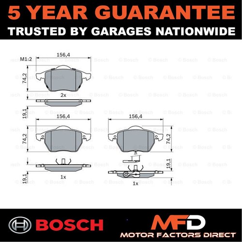 Brake pads set - set, front