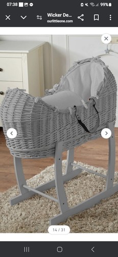 Clair lune moses basket - lune,