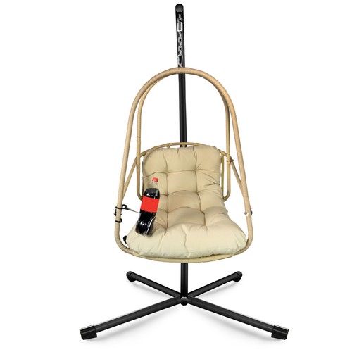 Wicker rattan swing egg - swing, chair