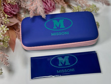 Missoni Dark Blue Glasses Case