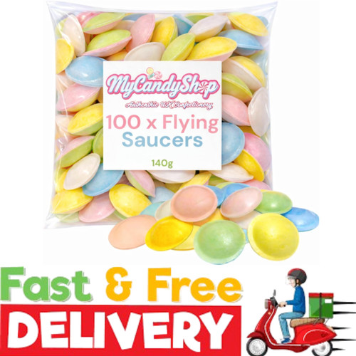 Flying saucer sweets - flying,