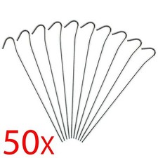 50 X Tent Pegs Galvanised