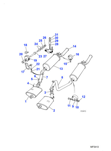 Jaguar genuine exhaust - genuine,