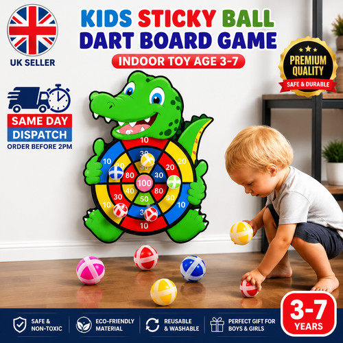 Kids sticky ball dart board - kids,