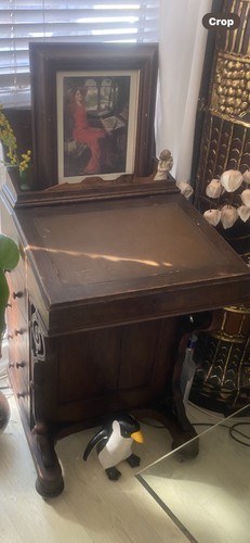 Beautiful antique davenport - antique,
