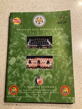 BEST PRICE Leicester City v Red Star Belgrade 2000 UEFA CUP - FREEPOST