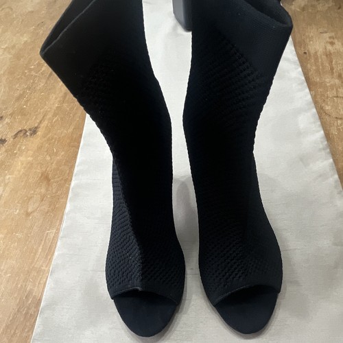 Cuccoo black knit sock - black, ankle