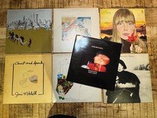 Joni Mitchell  7 x LP Album UK Pressing Vinyl  JOB LOT ! Record Collection