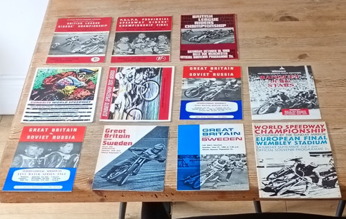 Speedway programmes great - 11,