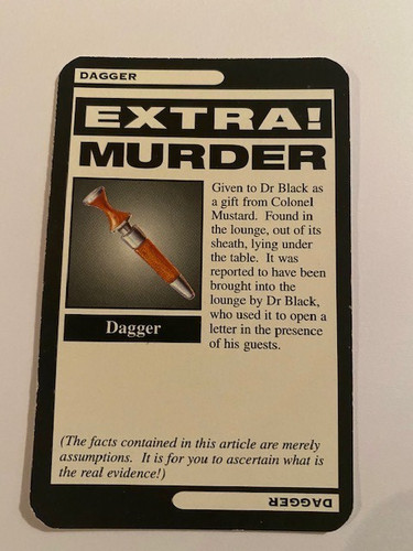 Cluedo 1996 spare replacement - cluedo,