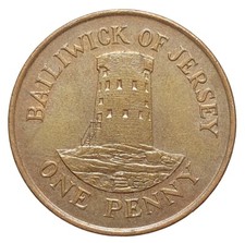 1998 Jersey 1 Penny Coin –