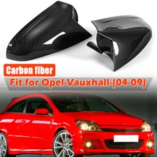 For 2004-2009 Vauxhall Opel Astra H Carbon Fiber Style Wing Mirror Cover