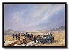 Westland Scout HC1 Scorpion Tank Goose Green Falklands picture free p&p UK