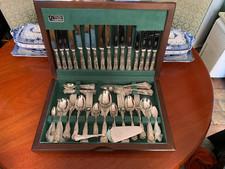 101pc Silver Plated Kings Pattern Canteen of Cutlery for 8
