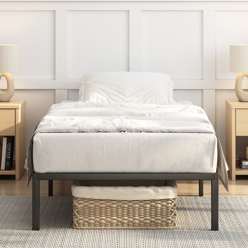 Metal bed frame heavy - bed, duty