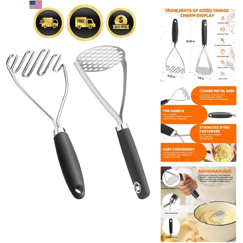 Potato masher set pieces - potato,