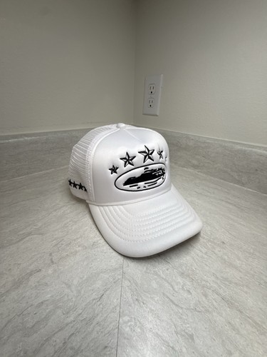 Corteiz white trucker - corteiz, hat