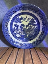 Churchill Blue Willow Serving