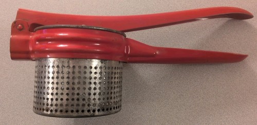 Vintage red kitchen potato - vintage,