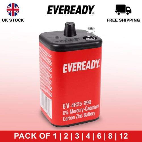 Eveready 4r25 batteries - 4r25, 6v
