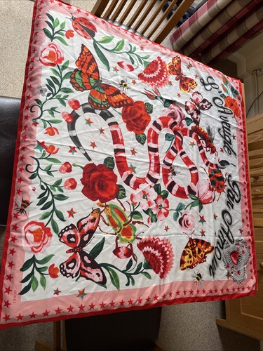 Gucci women silk scarf - silk,