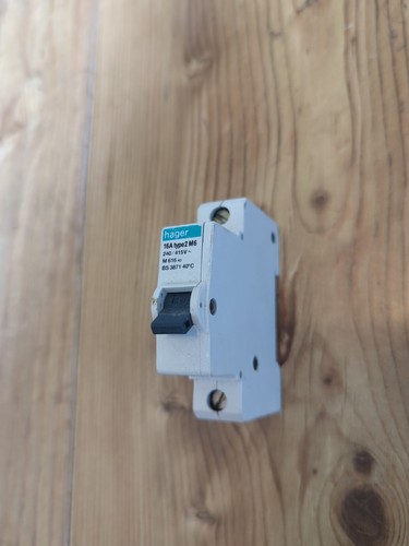 Hager amp type m6 - type, mcb