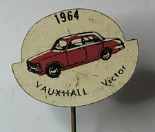 Vintage 1964 Vauxhall Victor Stick Pin badge Red  24 x 18 mm