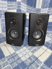 Sharp Speakers Bookshelf Black CP-XL1100H Hifi Compact 20w 8 Ohms