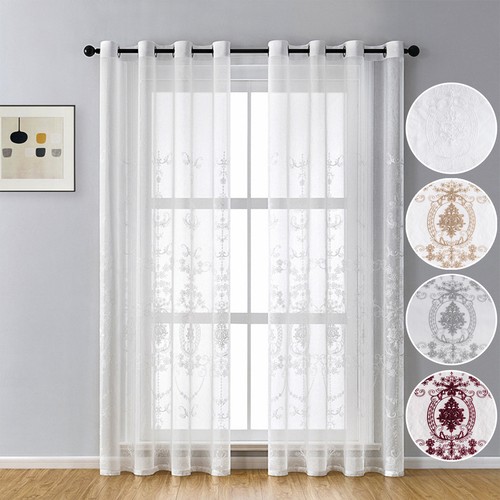 Vintage voile curtains boho - vintage,