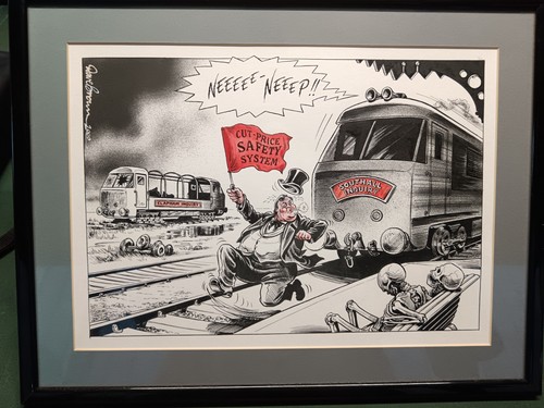 Political ink drawing cartoon - drawing,