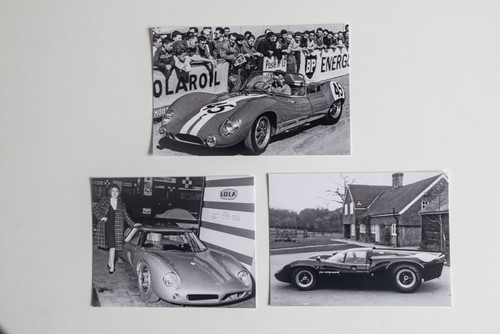 Vintage 1960s lola racing - vintage, bw