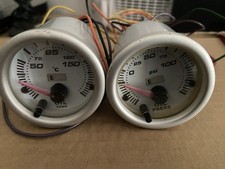 Subaru Auto Gauge Oil Pressure and Temperature Gauges .In Good Working Condition