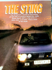 ABARTH -The STING - STRADA ABARTH meets GOLF GTi.... there's blood on the carpet