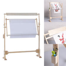 Cross Stitch Frame Tabletop Floor Stand Wooden Embroidery Tapestry Hoops Adjust
