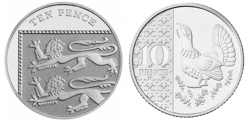 2008 2026 10p coin - 2008, pence