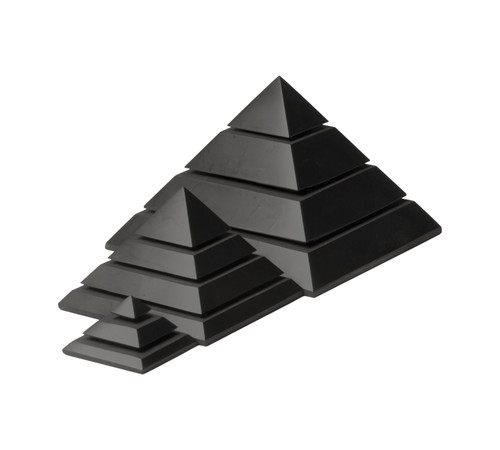 Shungite pyramid natural - shungite,