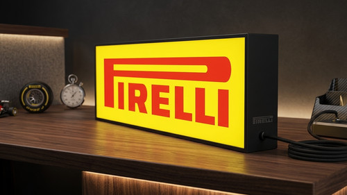 Pirelli illuminated sign led - sign,
