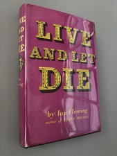 Ian Fleming: Live And Let Die - near fine J.Cape reprint, 13th impression 1975